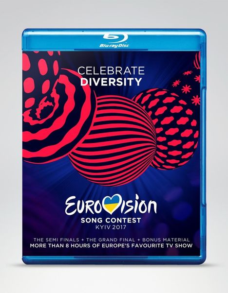Eurovision Song Contest Kiew 2017, 3 Blu-ray Discs