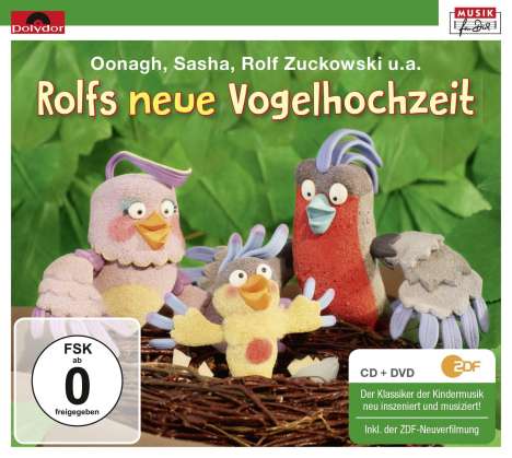 Rolfs neue Vogelhochzeit, 1 CD und 1 DVD