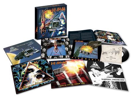 Def Leppard: The Vinyl Box Set: Volume One (remastered) (180g) (Limited-Edition), 8 LPs und 1 Single 7"