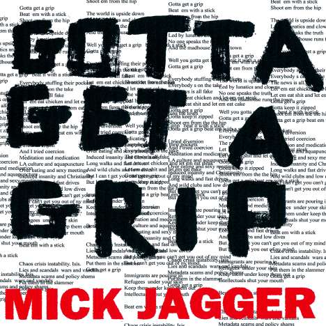 Mick Jagger: Gotta Get A Grip / England Lost (Limited-Edition), Single 12"