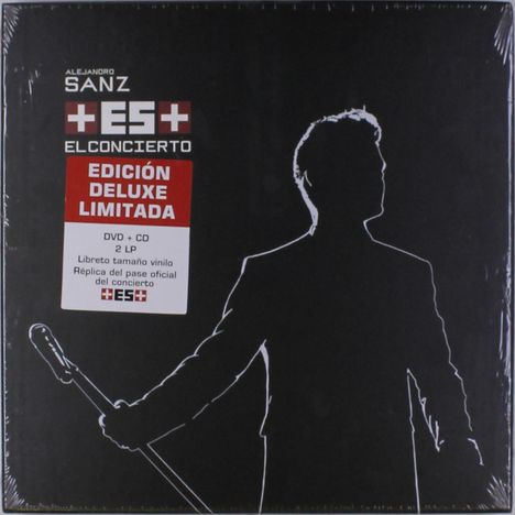 Alejandro Sanz: + Es + (Limited-Deluxe-Box-Edition), 2 LPs, 1 CD und 1 DVD