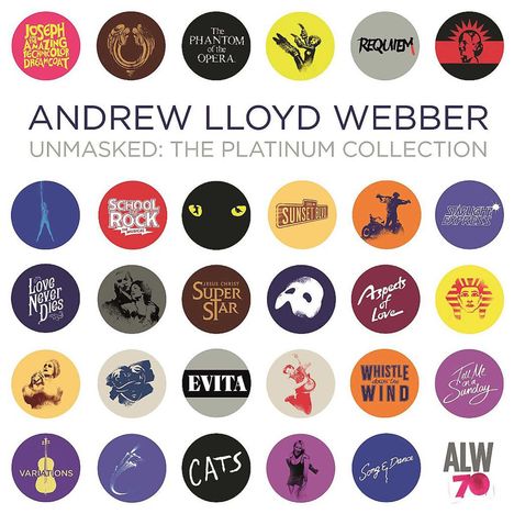 Andrew Lloyd Webber (geb. 1948): Unmasked: The Platinum Collection, 2 CDs