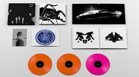 Massive Attack: Mezzanine (Remastered) (Limited-Super-Deluxe-Vinyl-Box) (Colored Vinyl), 3 LPs