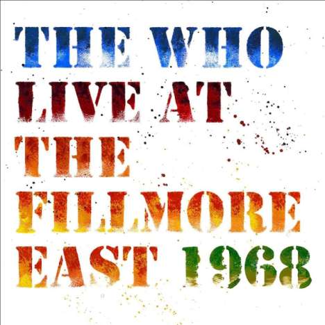 The Who: Live At The Fillmore East 1968 (remastered) (180g), 3 LPs