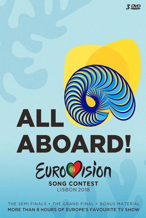 Eurovision Song Contest - Lisbon 2018, 3 DVDs