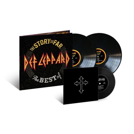 Def Leppard: The Story So Far: The Best Of Def Leppard (Limited Edition), 2 LPs und 1 Single 7"