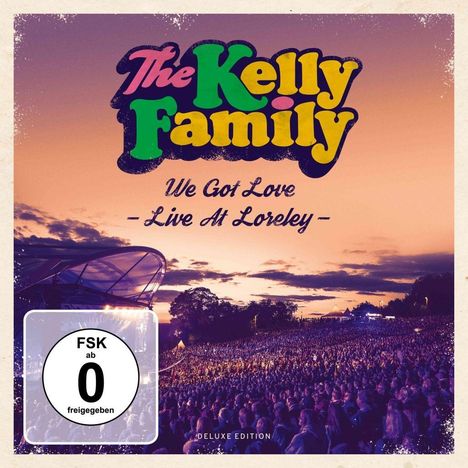 The Kelly Family: We Got Love - Live At Loreley (Deluxe-Edition), 2 CDs und 2 DVDs