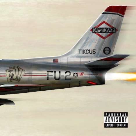 Eminem: Kamikaze (200g) (Red/Black Patterned Vinyl), LP