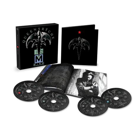 Queensrÿche: Empire (Limited Deluxe Boxset), 3 CDs und 1 DVD