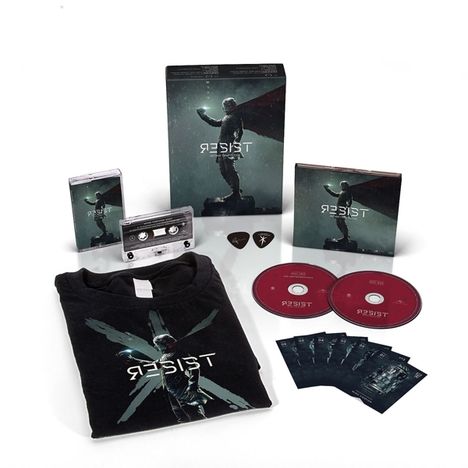 Within Temptation: Resist (Limitierte Fanbox + T-Shirt Gr. M), 2 CDs, 1 MC, 1 T-Shirt und 1 Merchandise