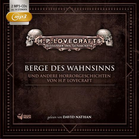 Berge Des Wahnsinns U.A.Horrorgeschichten-Box 3, 2 MP3-CDs