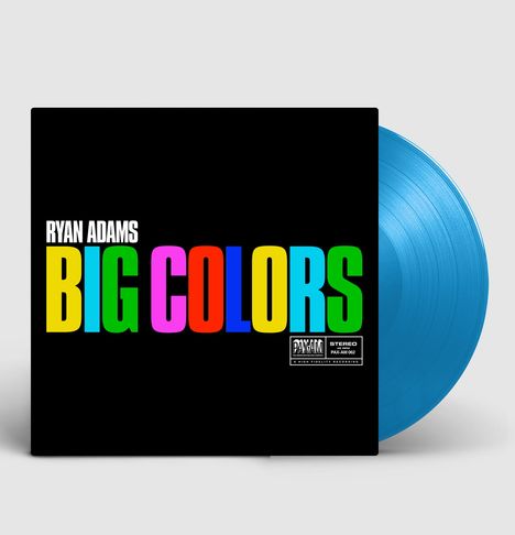 Ryan Adams: Big Colors (Limited-Edition) (Blue Opaque Vinyl), LP