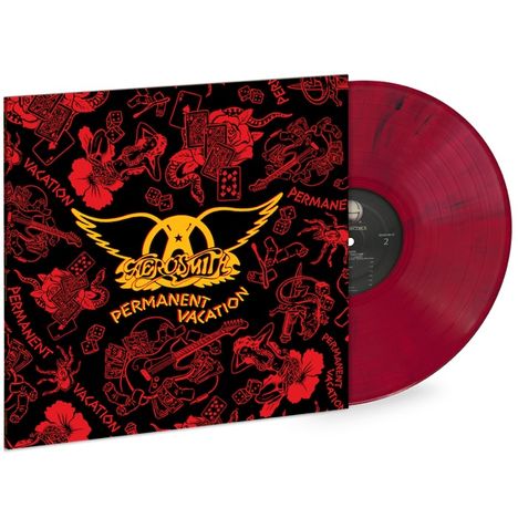 Aerosmith: Permanent Vacation (180g) (Limited Edition) (Red &amp; Black Marbled Vinyl), LP