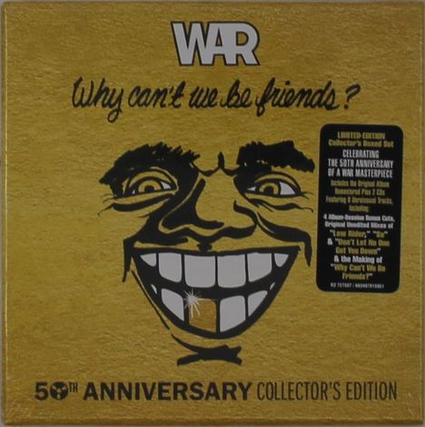 War: Why Can't We Be Friends? (50th Anniversary Edition), 3 CDs