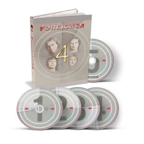 Foreigner: 4 (Deluxe Edition), 4 CDs und 1 Blu-ray Audio
