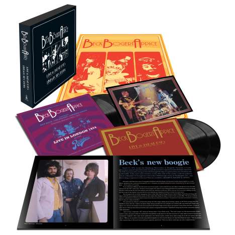 Beck, Bogert &amp; Appice: Live In Japan 1973 &amp; Live In London 1974 (180g) (Limited Edition Box), 4 LPs