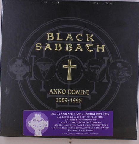 Black Sabbath: Anno Domini: 1989 - 1995 (remastered) (Super Deluxe Edition Box Set), 4 LPs