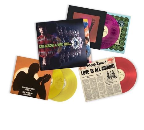 Eric Burdon &amp; War: Complete Vinyl Collection (RSD) (Limited Edition) (Colored Vinyl), 4 LPs