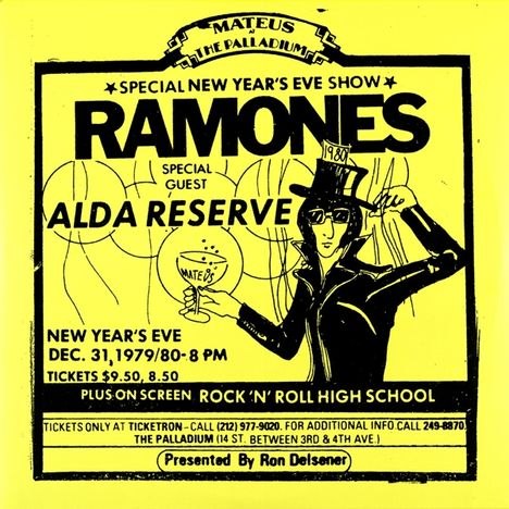 Ramones: Live At The Palladium, New York, NY (12/31/79) (RSD) (Limited-Numbered-Edition), 2 LPs