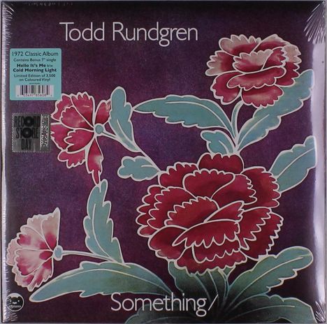 Todd Rundgren: Something / Anything? (Limited-Edition) (1x Red Vinyl + 1x Blue Vinyl +7"), 2 LPs und 1 Single 7"