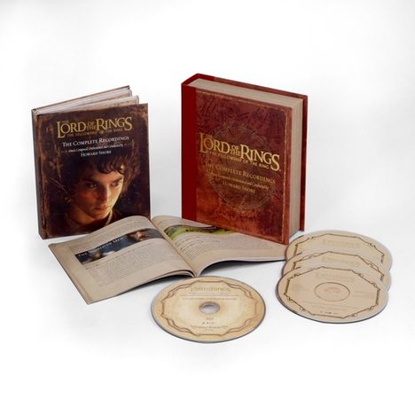 Filmmusik: The Lord Of The Rings: The Fellowship Of The Rings - The Complete Recordings, 3 CDs und 1 Blu-ray Audio