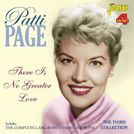 Patti Page: There Is No Greater Love, 4 CDs