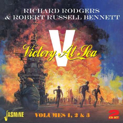 Richard Rodgers &amp; Robert Russell Bennett: Filmmusik: Victory At Sea Volumes 1, 2 &amp; 3, 2 CDs