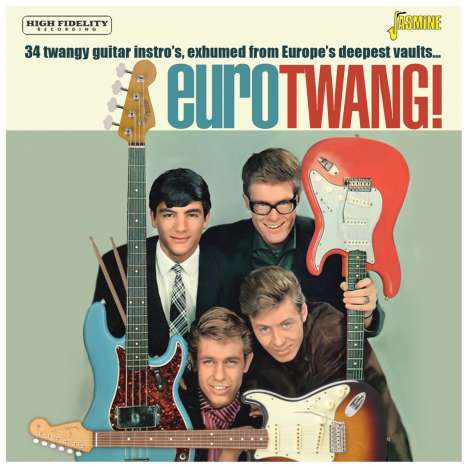 Eurotwang!: 34 Twangy Guitar Instros Exhumed From, CD