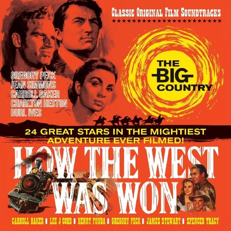 Filmmusik: The Big Country / How The West Was Won, CD