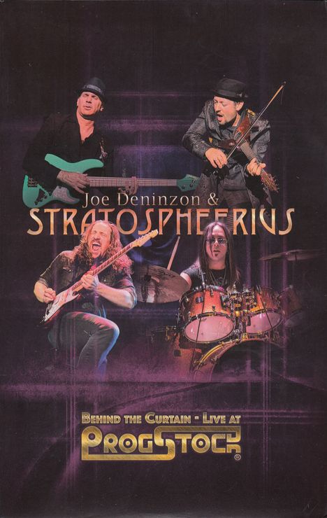 Joe Deninzon &amp; Stratospheerius: Behind The Curtain: Live At Progstock, 2 CDs, 1 DVD und 1 Blu-ray Disc