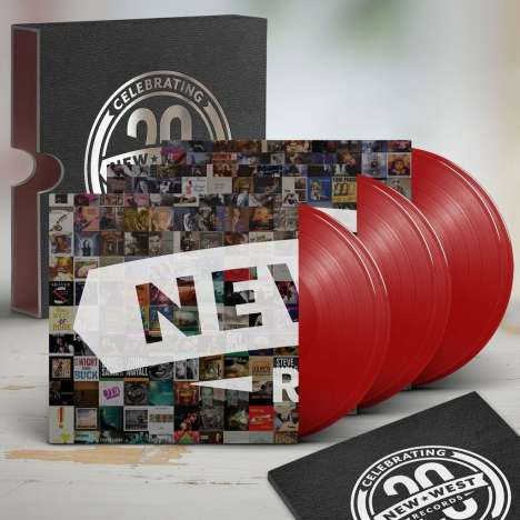 New West Records 20th Anniversary (180g) (Limited-Edition-Box-Set) (Red Vinyl), 6 LPs