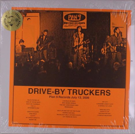 Drive-By Truckers: Plan 9 Records July 13, 2006, 3 LPs