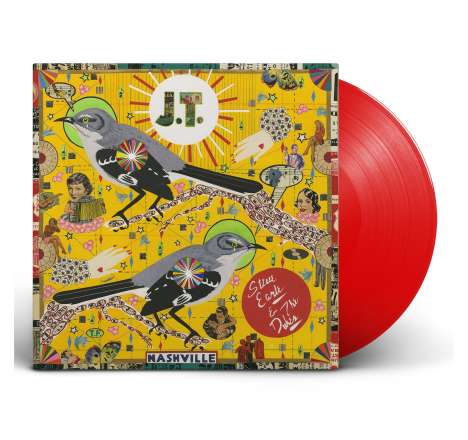 Steve Earle &amp; The Dukes: J.T. (Limited Edition) (Chicago Cubs Red Vinyl), LP