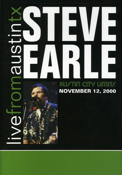 Steve Earle: Live From Austin, Tx, 2000, DVD