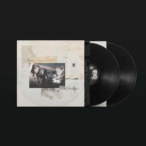 Text: "Gene Loves Jezebel", "Discover", "Glad to be Alive". 
Illustration: Zwei Personen in Schwarz-Weiß mit Schallplatten.