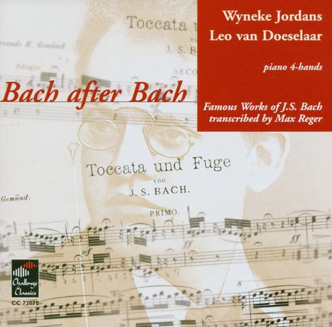 Max Reger (1873-1916): Bach-Transkriptionen für Klavier 4-händig, CD