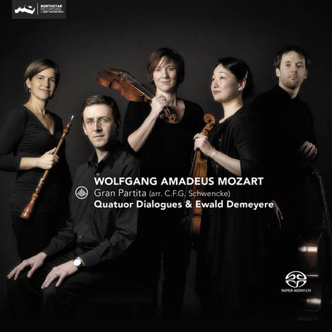 Wolfgang Amadeus Mozart (1756-1791): Serenade Nr.10 für Klavier, Oboe, Streichtrio, Super Audio CD