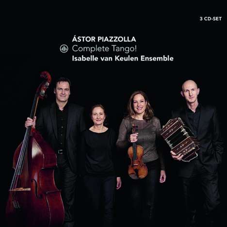 Astor Piazzolla (1921-1992): Tangos für Bandoneon, Violine, Kontrabass &amp; Klavier "Complete Tango!", 3 CDs