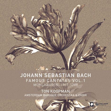 Johann Sebastian Bach (1685-1750): Famous Cantatas Vol.1 - Mühlhausen 1707/1708 (Ton Koopman), CD