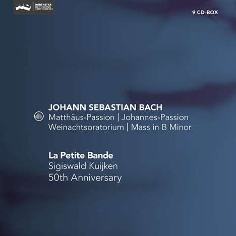 Johann Sebastian Bach (1685-1750): Die großen geistlichen Werke (La Petite Bande - 50th Anniversary), 9 CDs