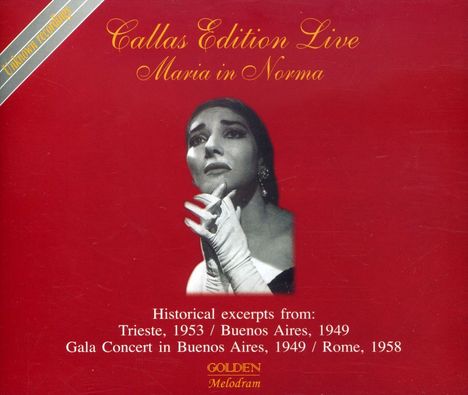 Maria Callas  - Maria in Norma, 3 CDs