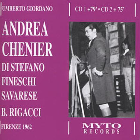 Umberto Giordano (1867-1948): Andrea Chenier, 2 CDs