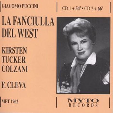 Giacomo Puccini (1858-1924): La Fanciulla del West, 2 CDs