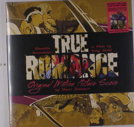 Hans Zimmer (geb. 1957): Filmmusik: True Romance (O.S.T.), 1 LP und 1 Single 7"