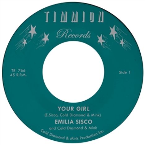 Emilia Sisco &amp; Cold Diamond &amp; Mink: Your Girl, Single 12"