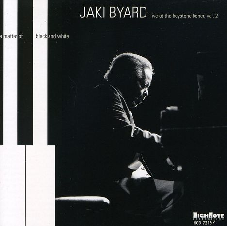 Jaki Byard (1922-1999): Matter Of Black & White, CD