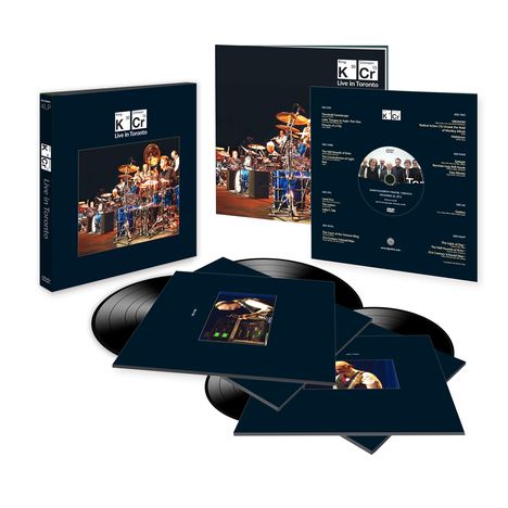 King Crimson: Live In Toronto: November 20th 2015 (200g) (Limited Deluxe Edition), 4 LPs und 1 DVD-Audio
