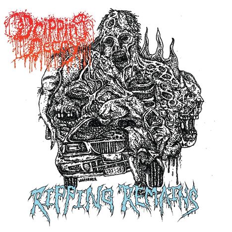 Dripping Decay: Ripping Remains (Yellow W/ Green Splatter Vinyl), LP