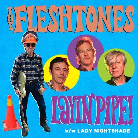 The Fleshtones: Layin Pipe / Lady Nightshade (Limited-Edition), Single 7"