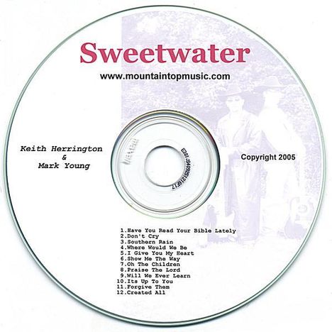 Sweetwater: Will We Ever Learn, CD